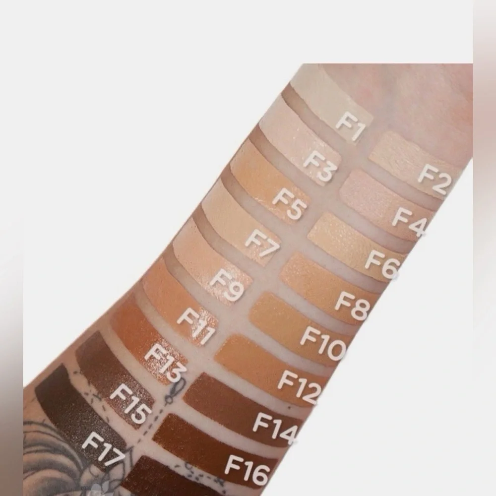 Makeup Revolution Fast Base Stick Foundation in shade‎ F4. Comes in a set of 3.